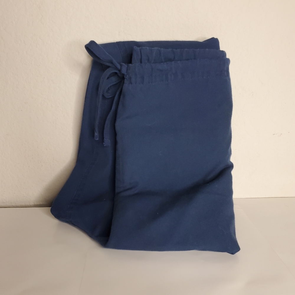 Dickies Blue Drawstring Scrub Pants Size L